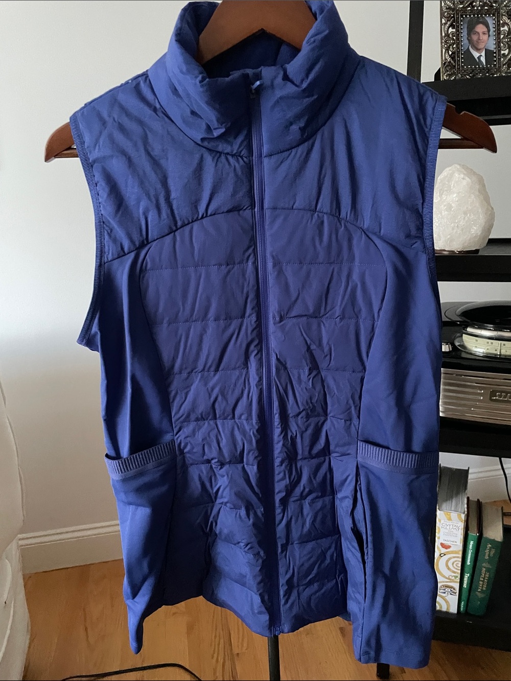 Women’s Quilted Sleeveless Vest - Blue